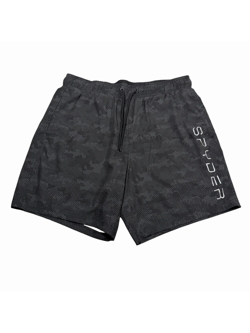 Spyder Surf-Sand-Sun Black Print Men’s Swim Trunks Shorts Size XL
